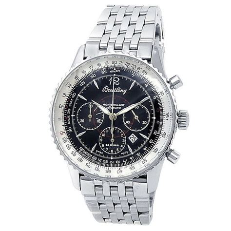 breitling montbrillant chronograph automatic black|Breitling Montbrillant .